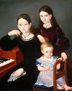 unknow artist, The Children of Comte Louis Amedie de Barjerac